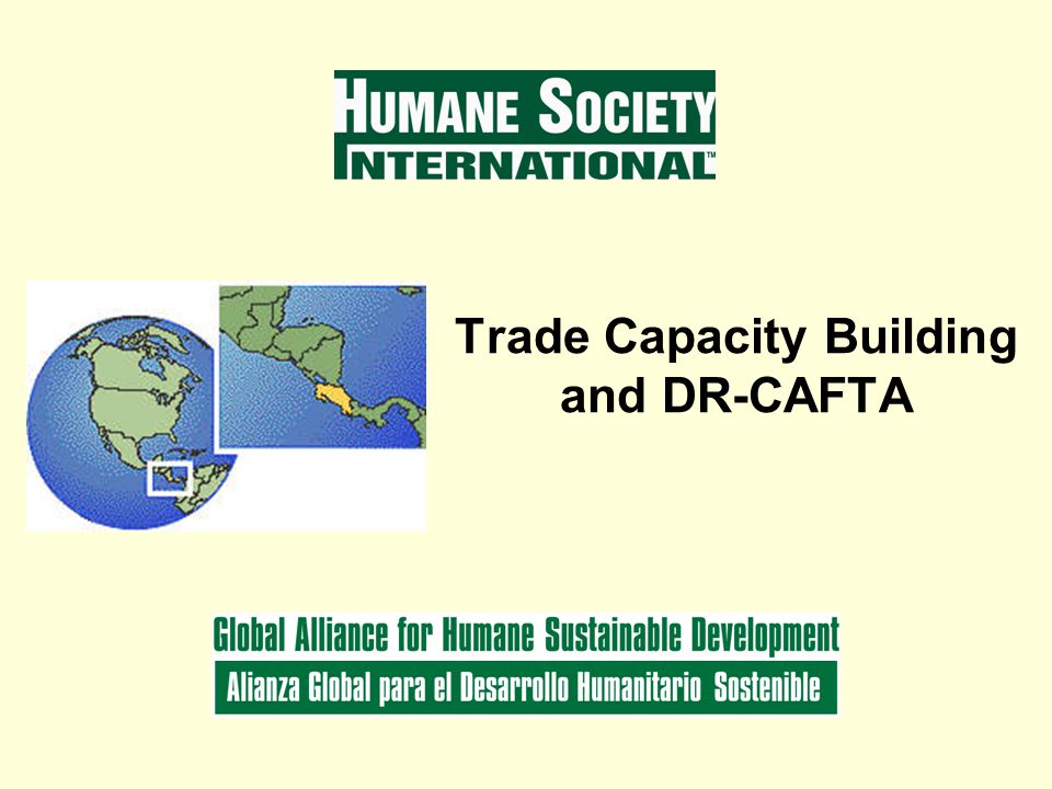 Trade Capacity Building and DR-CAFTA