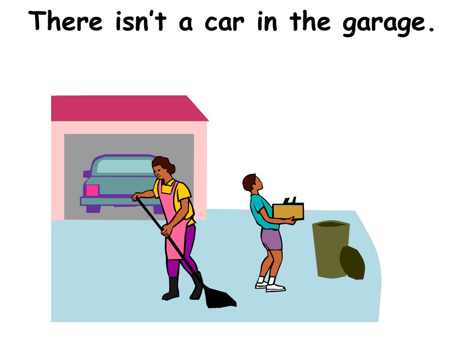 There isnt a car in the garage.