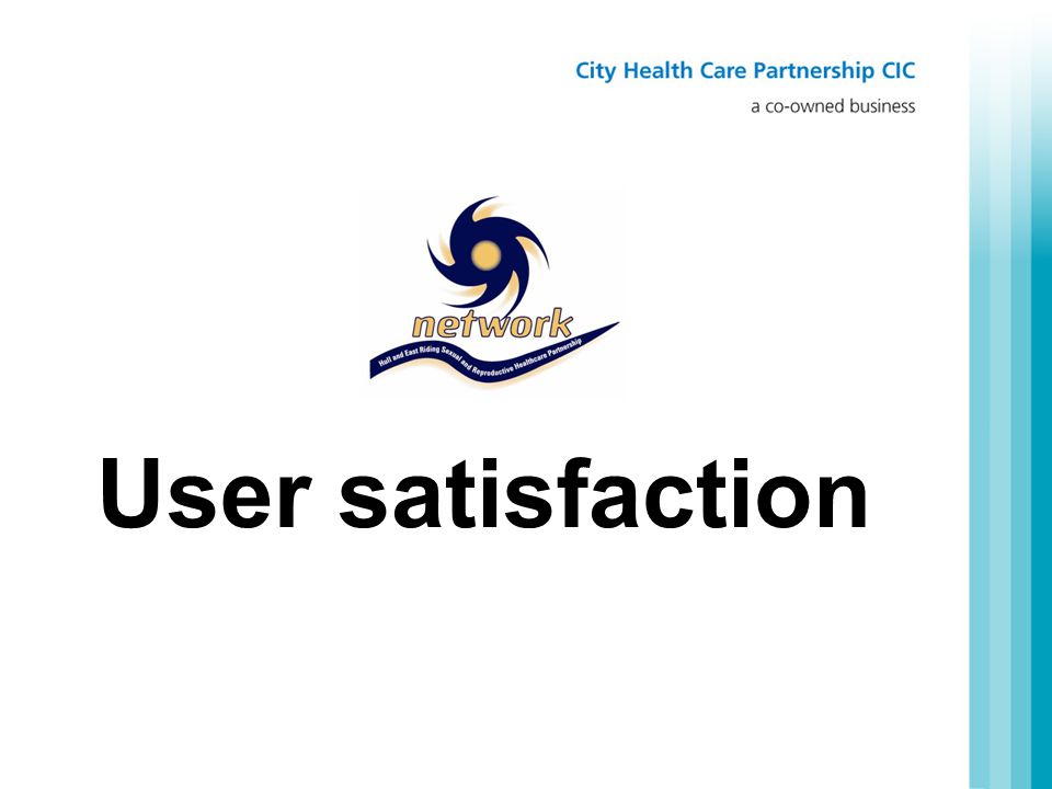 User satisfaction