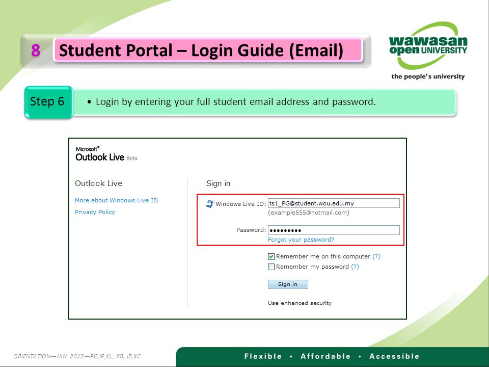 Portal wou login student A University