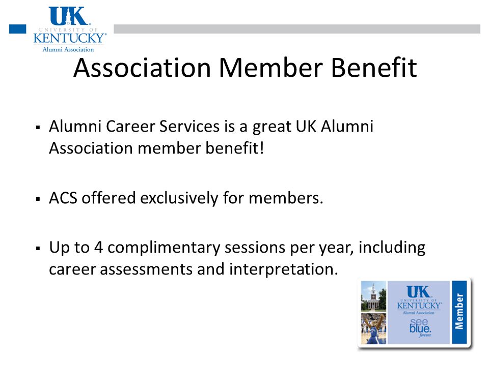 Association Member Benefit Alumni Career Services is a great UK Alumni Association member benefit.
