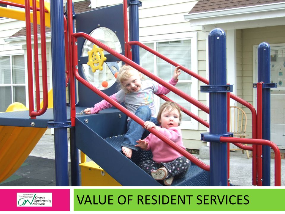 VALUE OF RESIDENT SERVICES