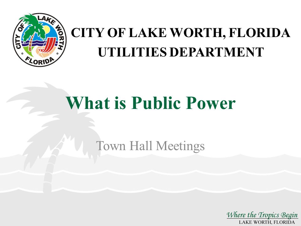 city of lake worth florida utilities department what is public cityoflakeworth