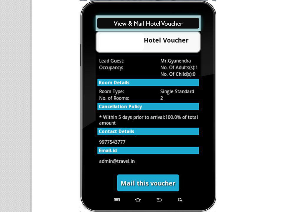 View & Mail Hotel Voucher