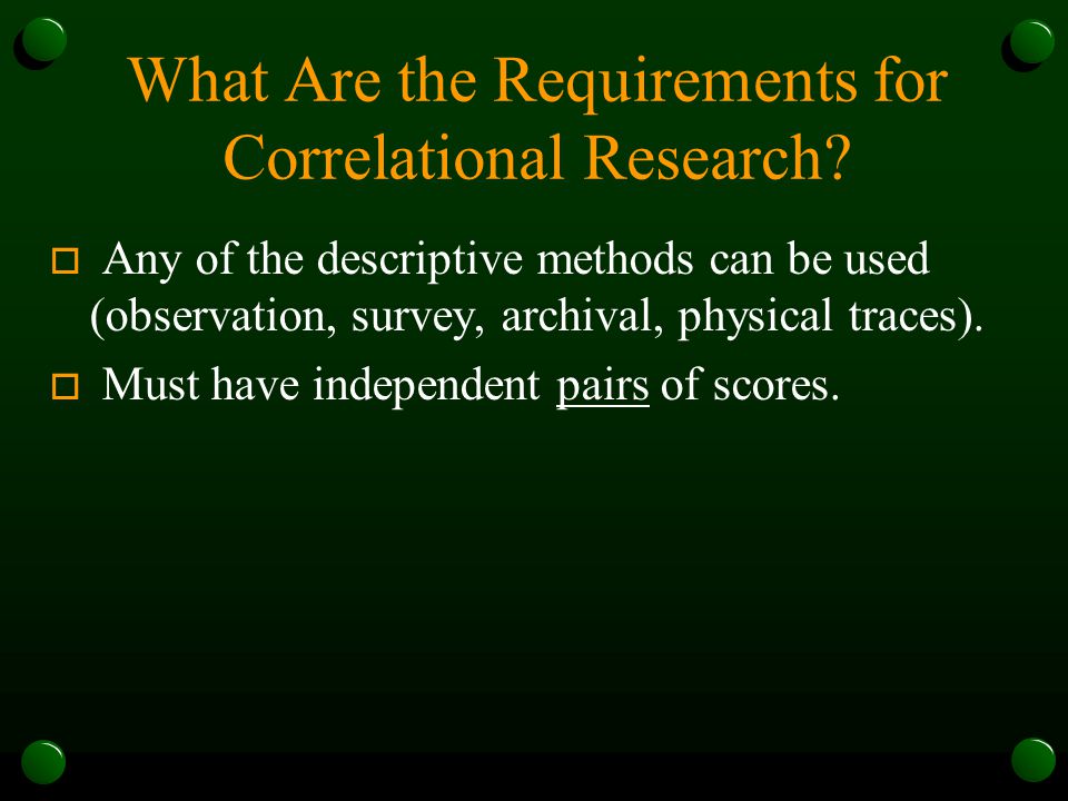 What Are the Uses of Correlational Research.