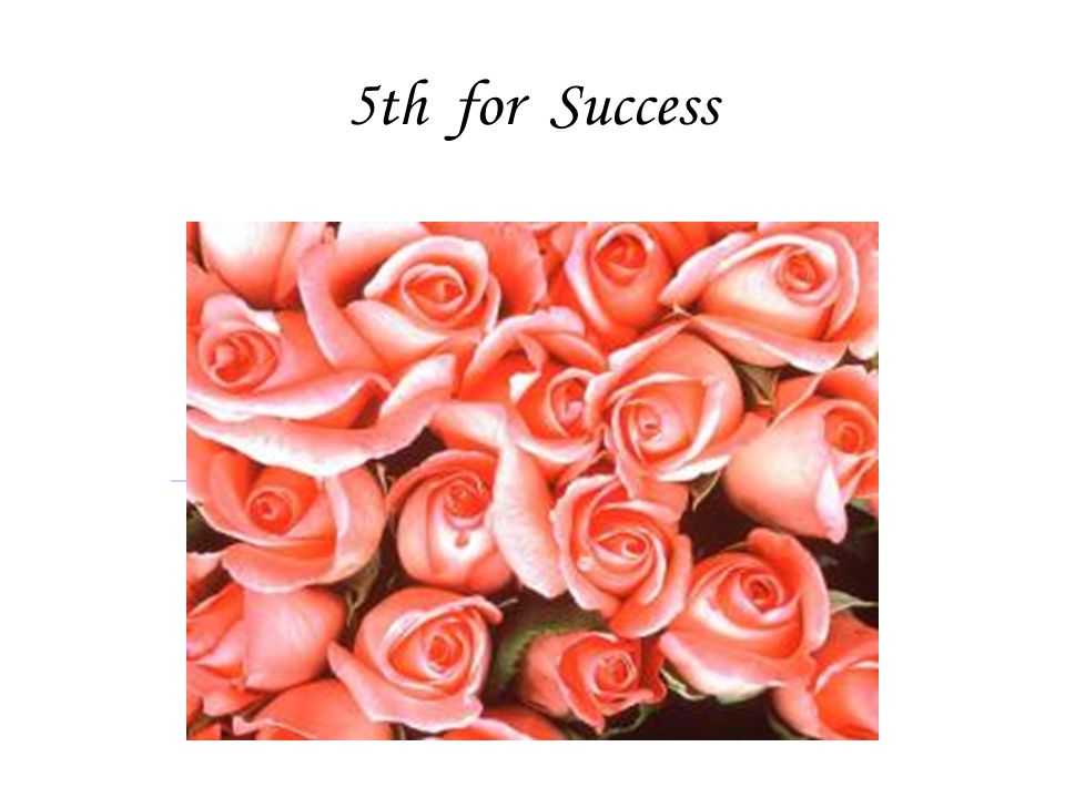 5th for Success