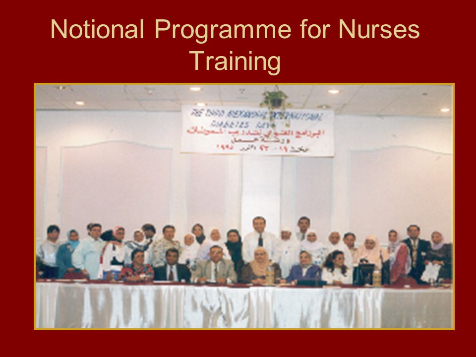 Notional Programme for Nurses Training