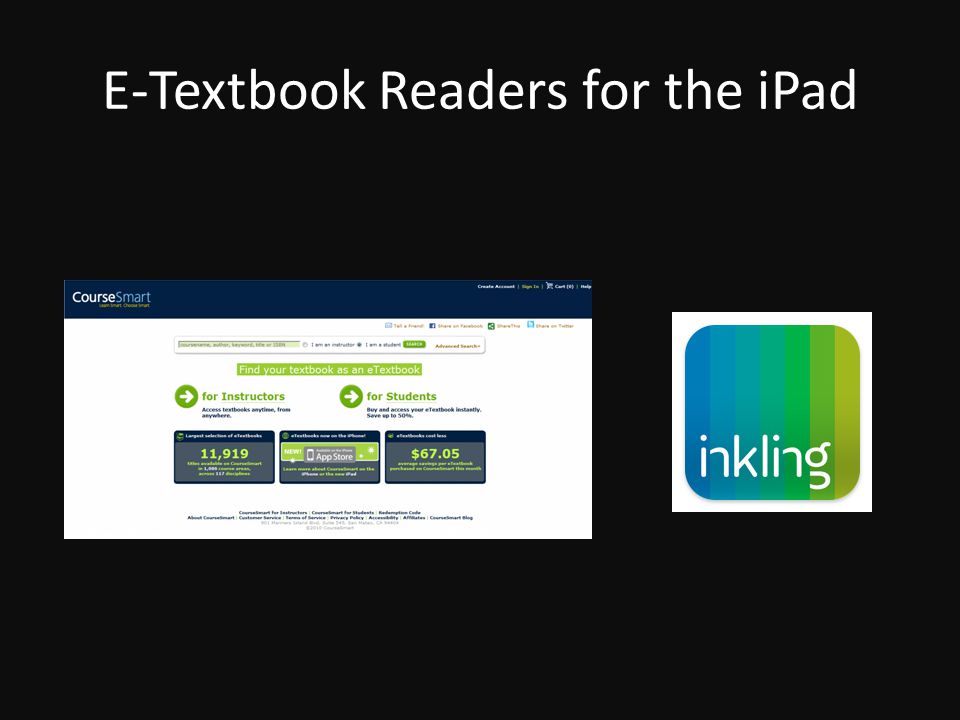 E-Textbook Readers for the iPad