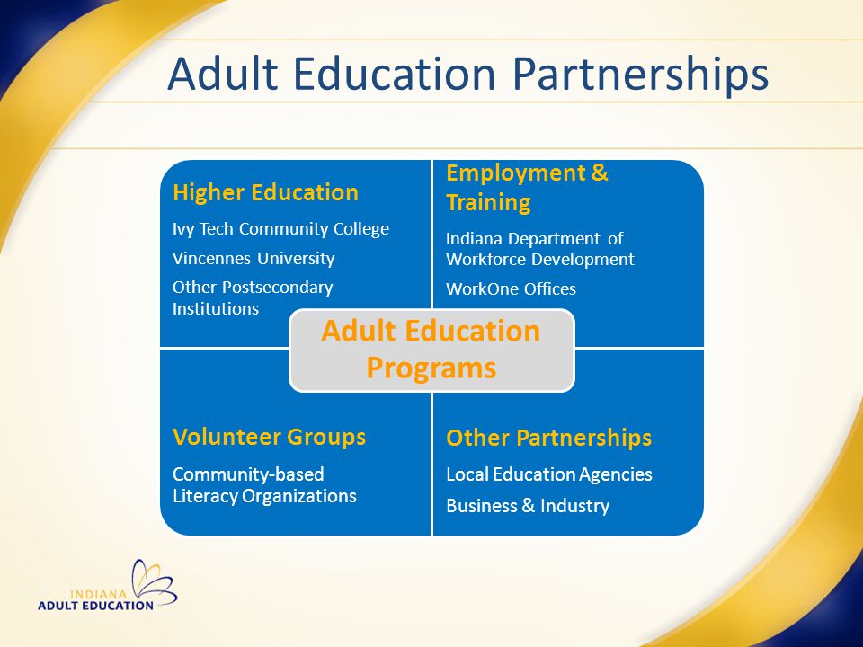 Adult Education Partnerships Higher Education Ivy Tech Community College Vi...