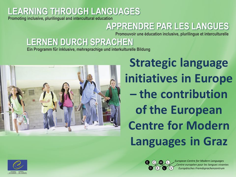 Strategic language initiatives in Europe – the contribution of the European Centre for Modern Languages in Graz