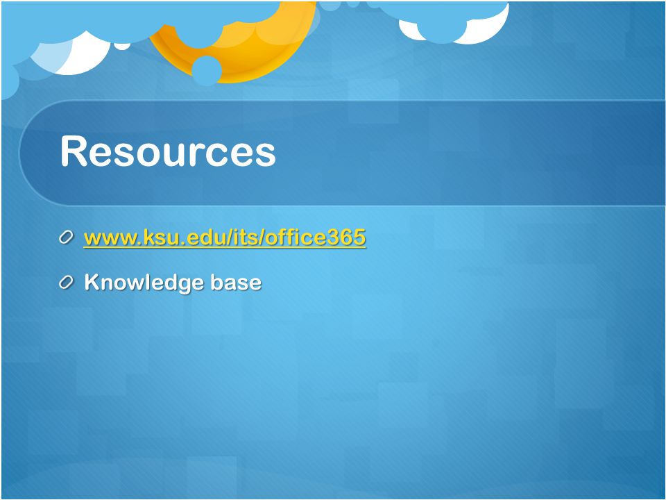 Resources   Knowledge base