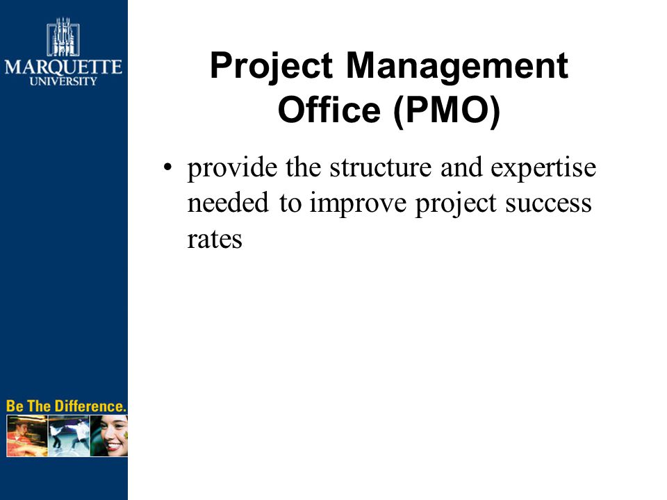 Project Management Office (PMO) provide the structure and expertise needed to improve project success rates