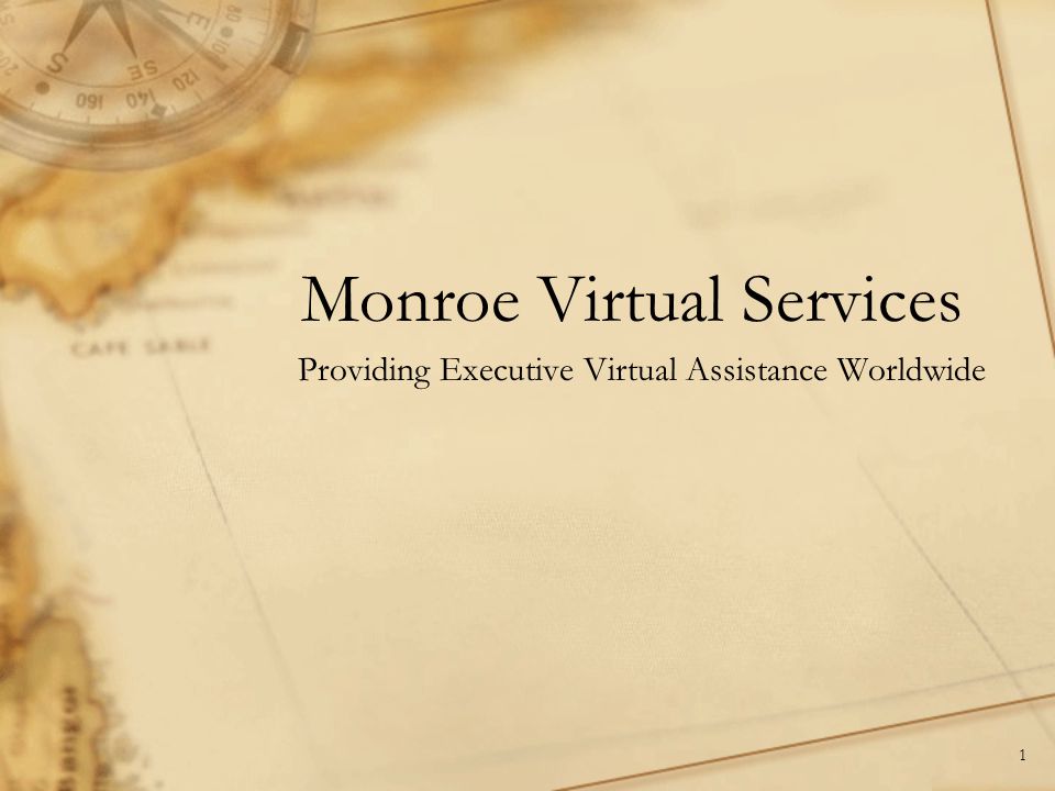 Monroe Virtual Services Providing Executive Virtual Assistance Worldwide 1