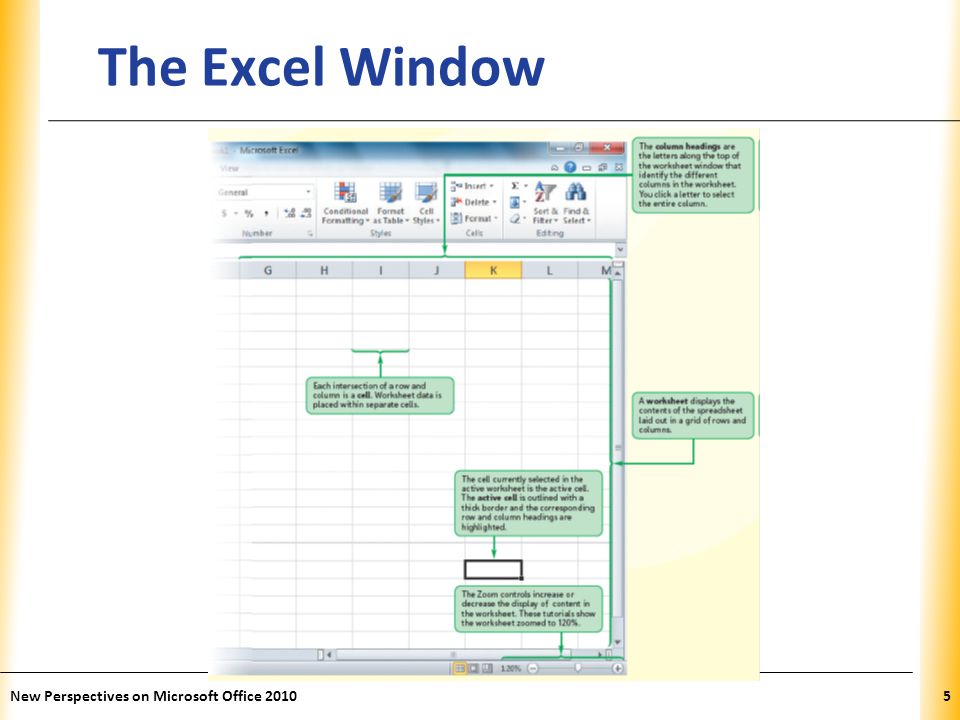 XP New Perspectives on Microsoft Office The Excel Window