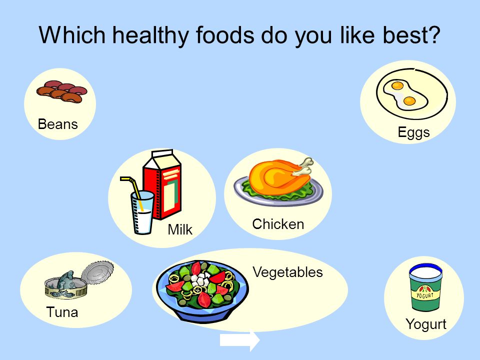 Which foods are healthy.