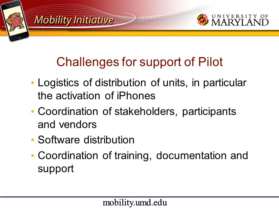 Mobility Umd Edu Incorporating Mobility Technology Into The Campus