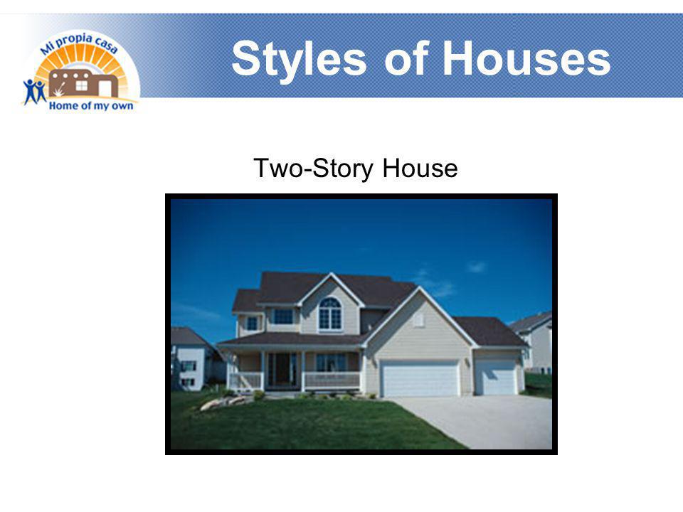 Styles of Houses Two-Story House