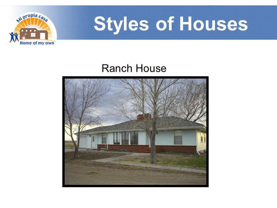 Styles of Houses Ranch House