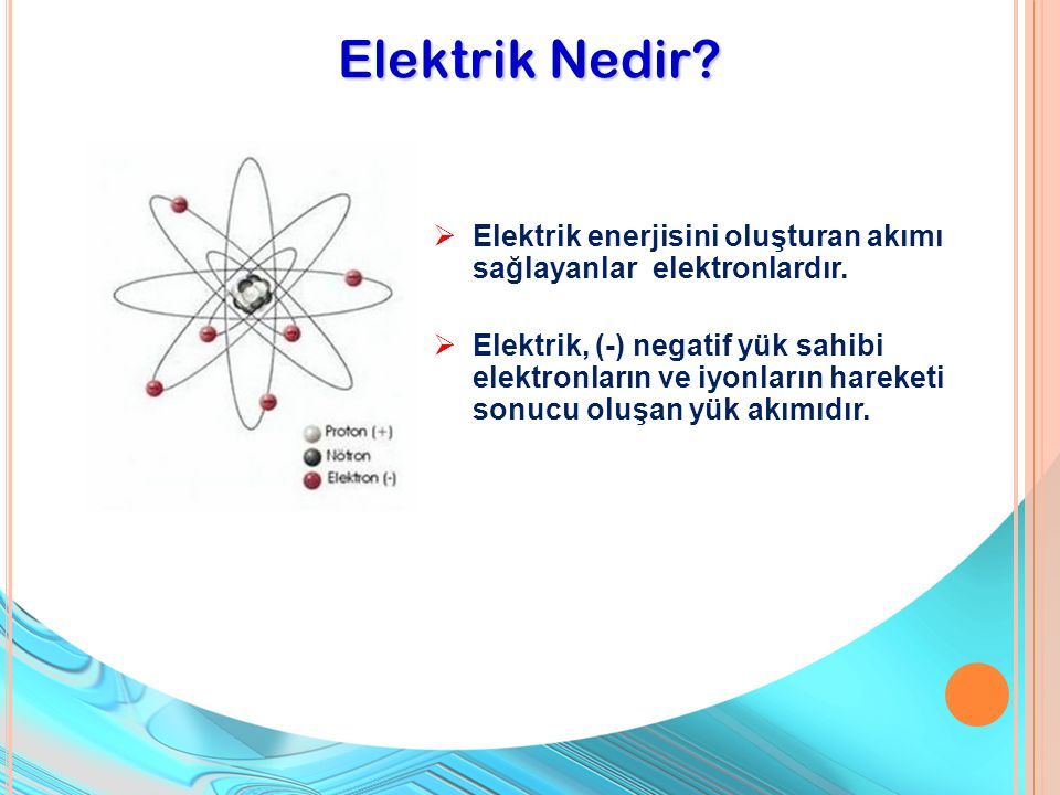 Elektrik Nedir Elektrik Nedir