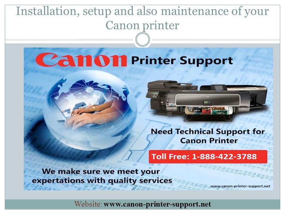Installation, setup and also maintenance of your Canon printer Website :