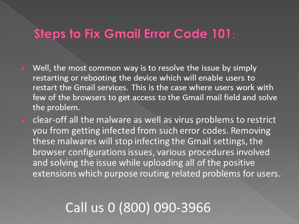  Well, the most common way is to resolve the issue by simply restarting or rebooting the device which will enable users to restart the Gmail services.