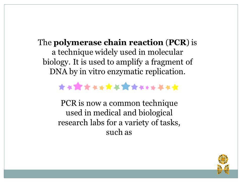 pcr technique ppt download pcr technique