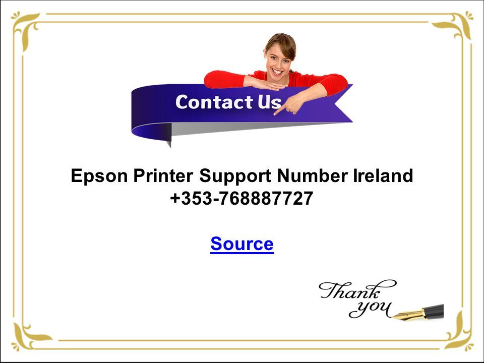 Epson Printer Support Number Ireland Source