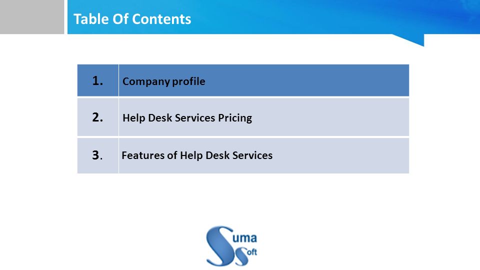 Help Desk Services Pricing Ppt Download