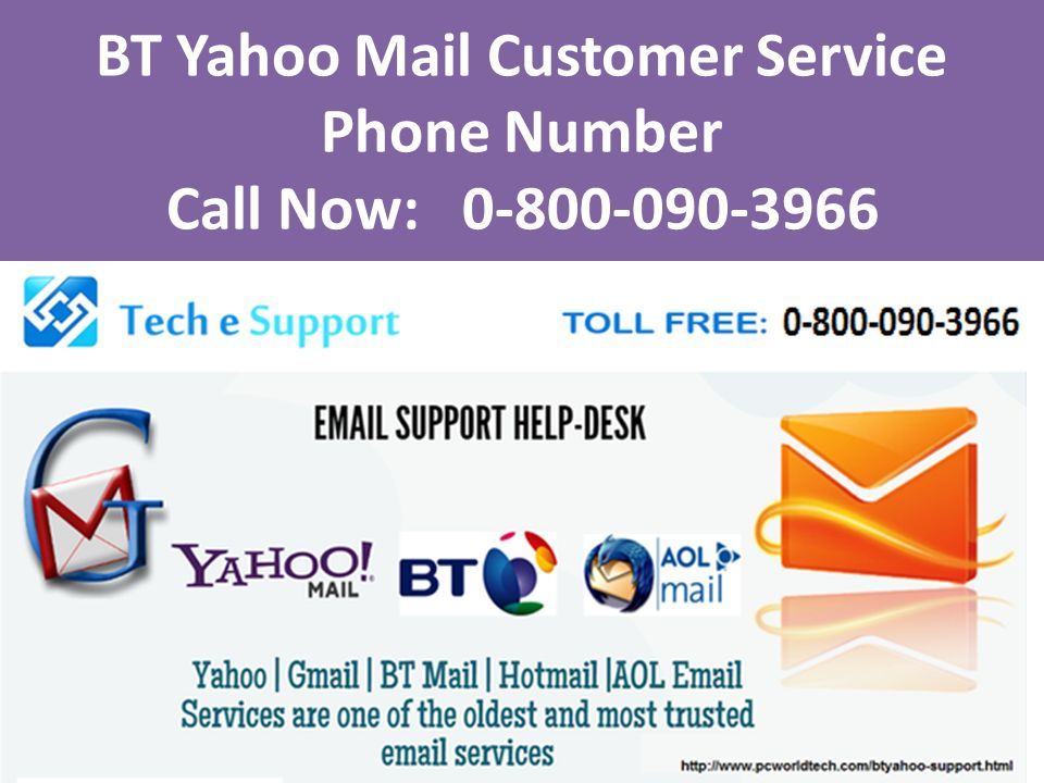 BT Yahoo Mail Customer Service Phone Number Call Now: