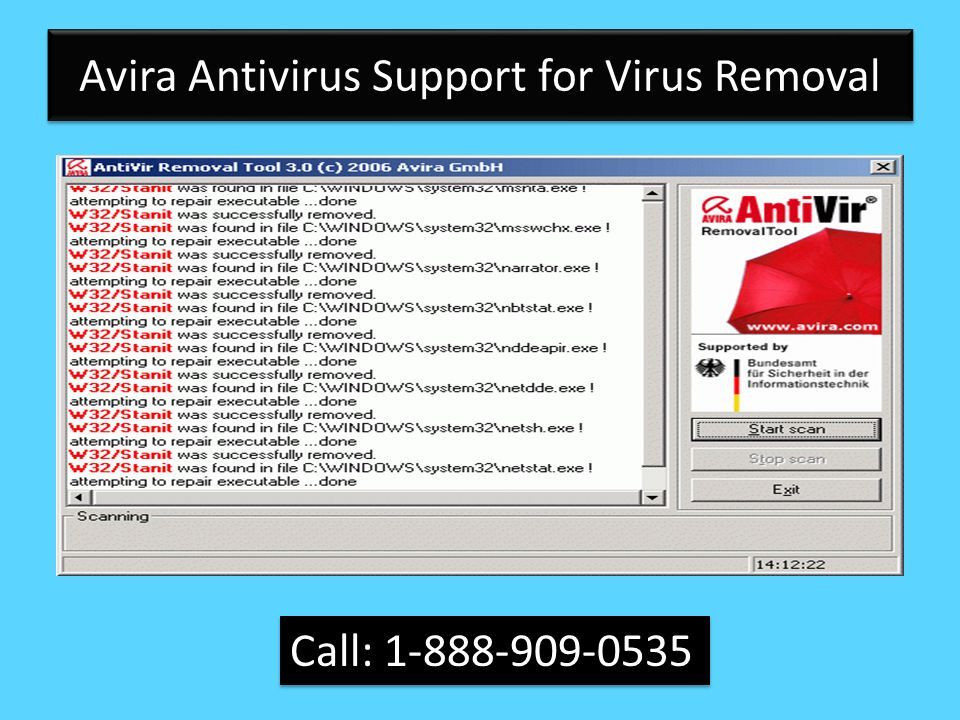 Avira Antivirus Support for Virus Removal Call: