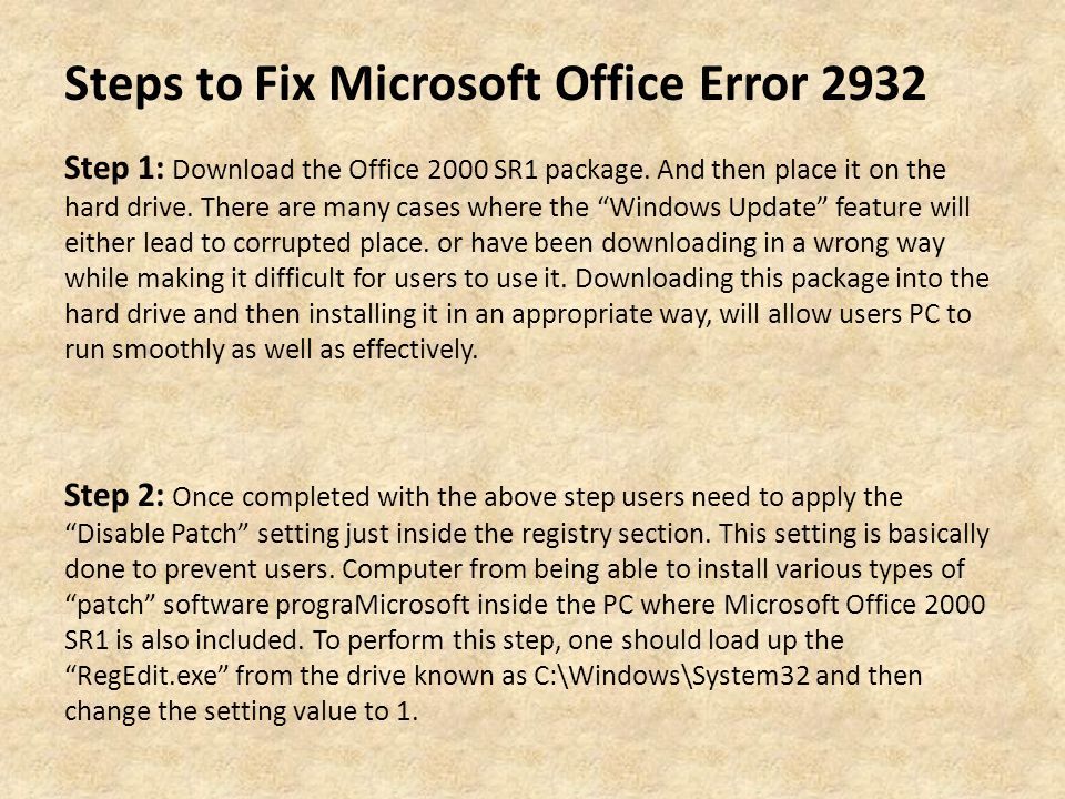microsoft office 2000 error microsoft office 2000 error