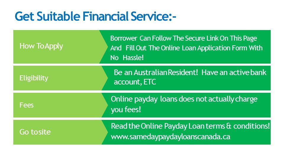 Get Suitable Financial Service:- How To Apply Borrower Can Follow The Secure Link On This Page And Fill Out The Online Loan Application Form With No Hassle.