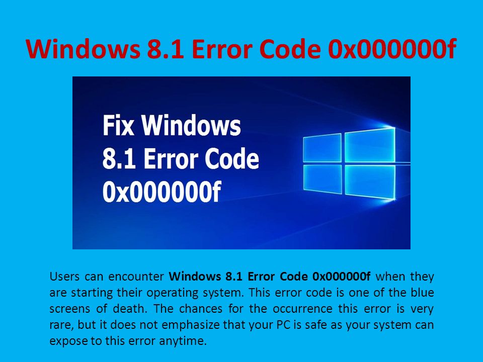 fix windows 8.1 problems