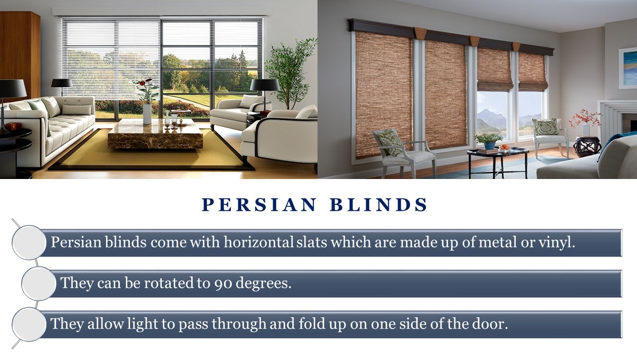 5 types of window blinds blinds in uae ppt download
