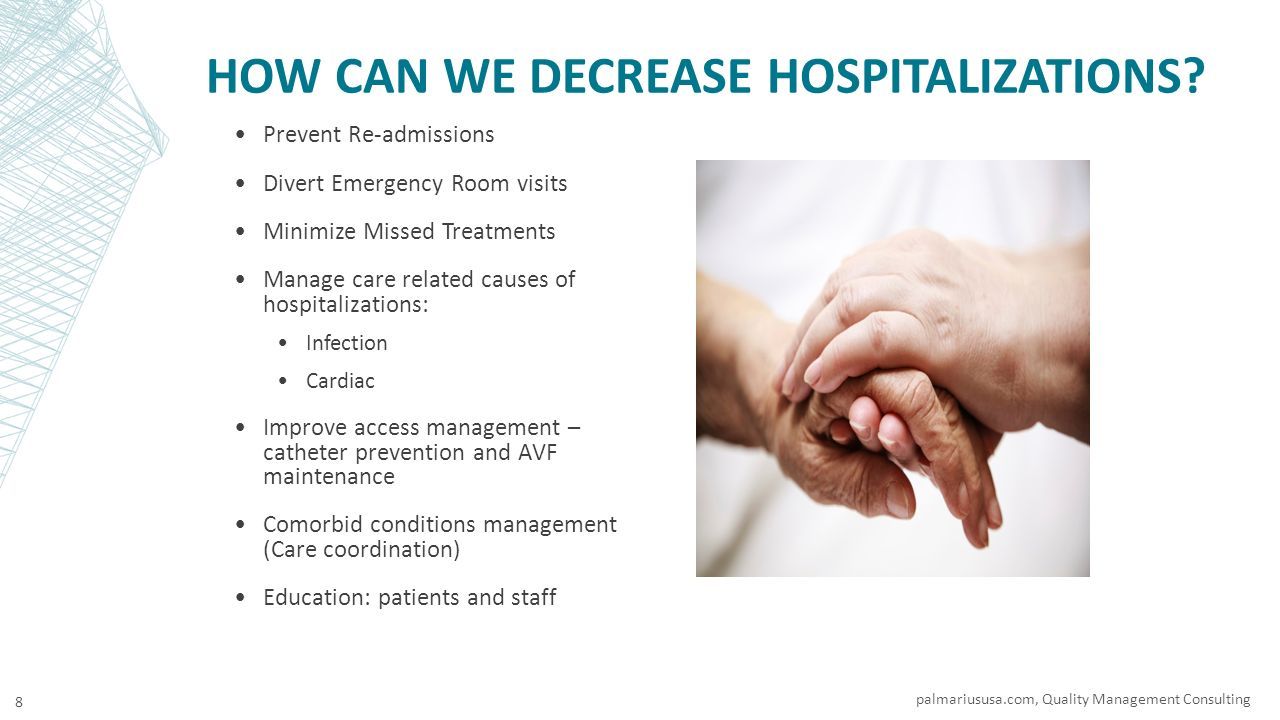 HOW CAN WE DECREASE HOSPITALIZATIONS.
