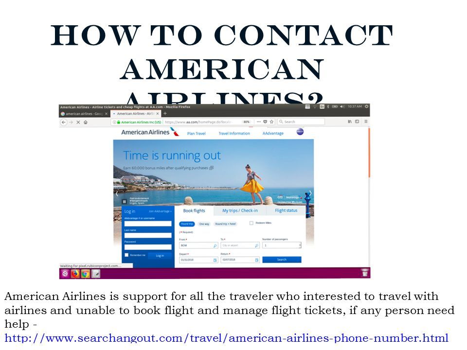 How to Contact American Airlines.
