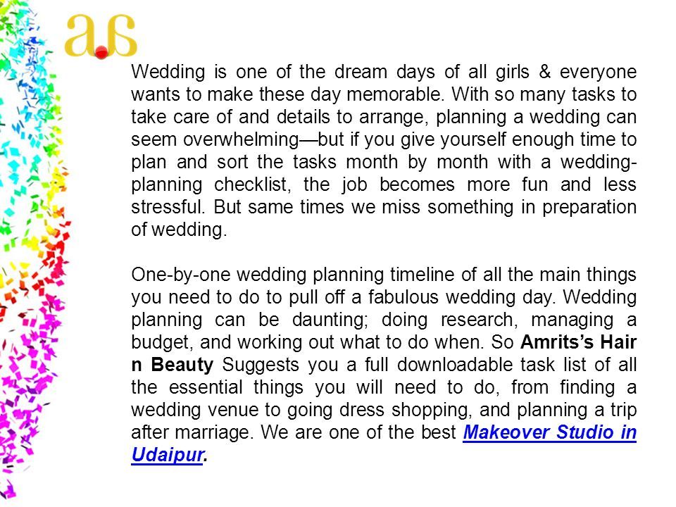 Bridal To Do List Before Wedding By Makeup Artist In Udaipur 2 Wedding