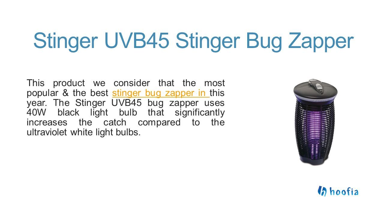 Best Stinger Bug Zapper for Mosquito Lure ppt download