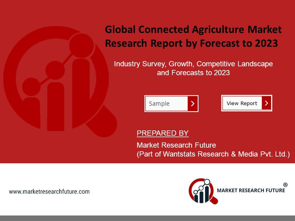 Global Connected Agriculture Market Research Report by Forecast to 2023 Industry Survey, Growth, Competitive Landscape and Forecasts to 2023 PREPARED BY Market Research Future (Part of Wantstats Research & Media Pvt.