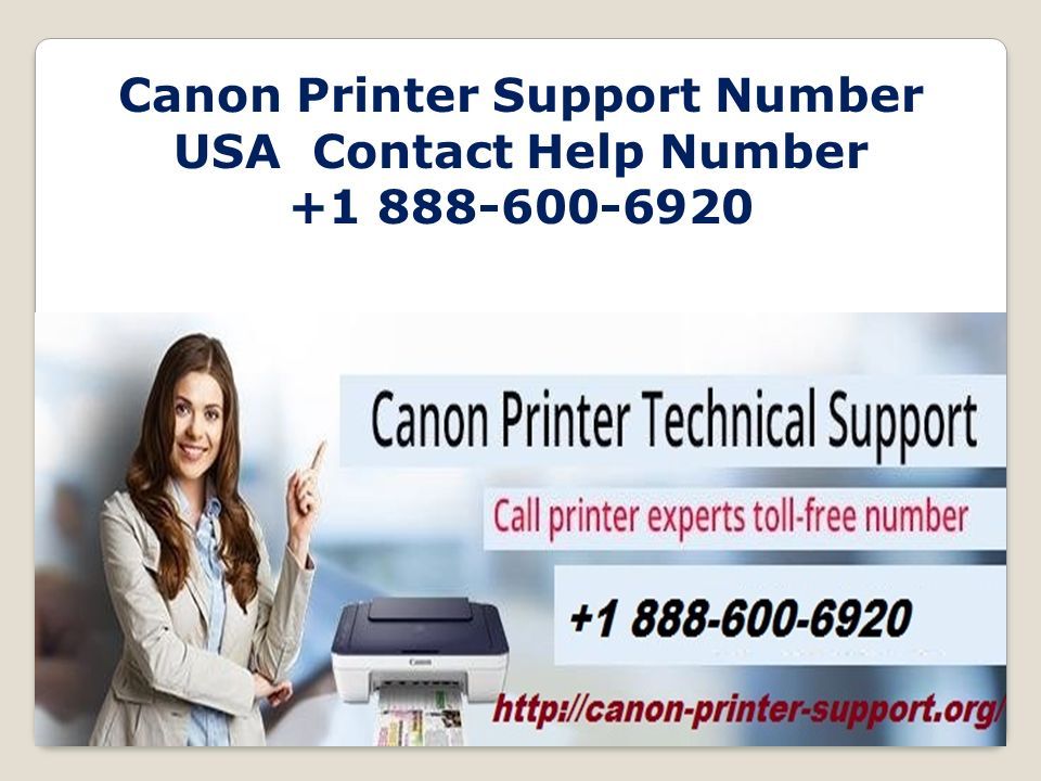 Canon Printer Support Number USA Contact Help Number