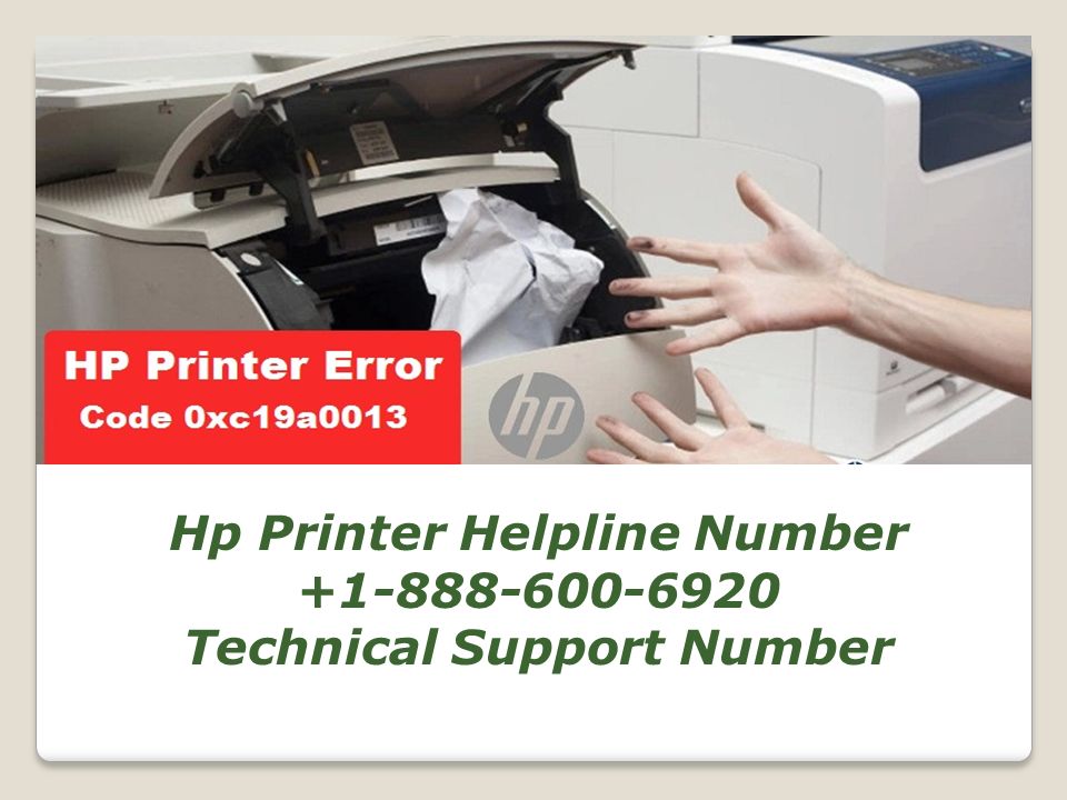 Hp Printer Helpline Number Technical Support Number