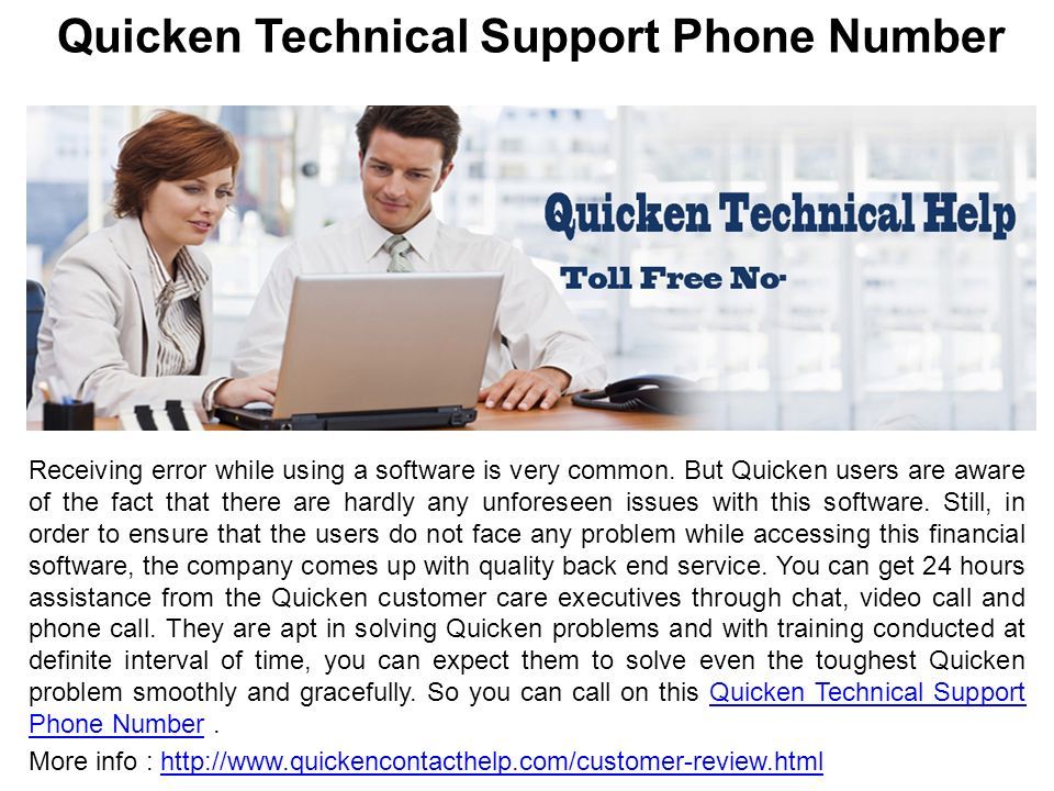 Quicken Technical Support Phone Number Receiving error while using a software is very common.