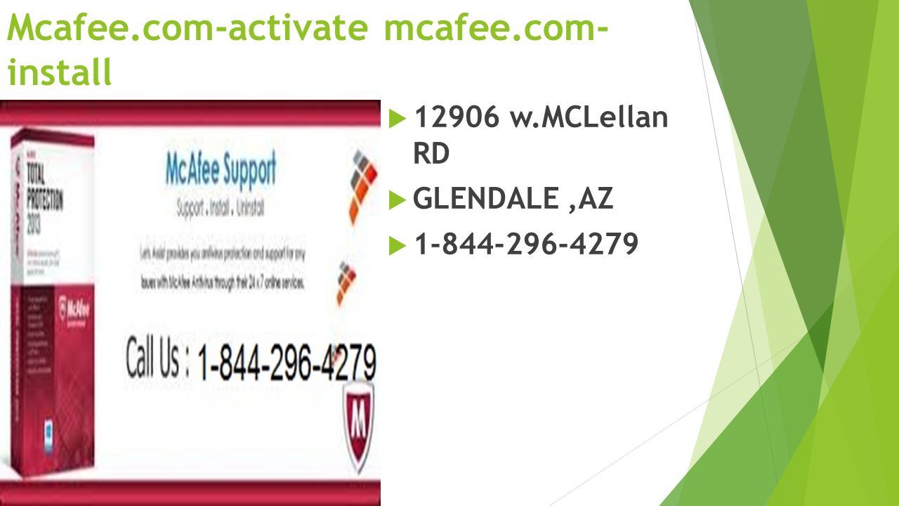 Mcafee.com-activate mcafee.com- install  w.MCLellan RD  GLENDALE,AZ 