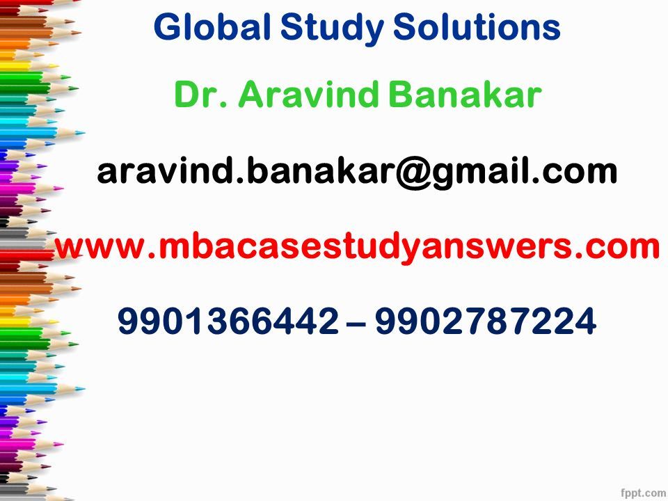 Global Study Solutions Dr.