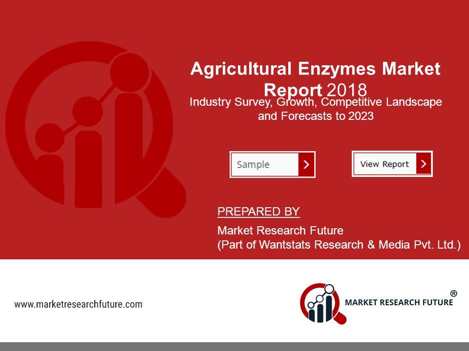 Agricultural Enzymes Market Report 2018 Industry Survey, Growth, Competitive Landscape and Forecasts to 2023 PREPARED BY Market Research Future (Part of Wantstats Research & Media Pvt.