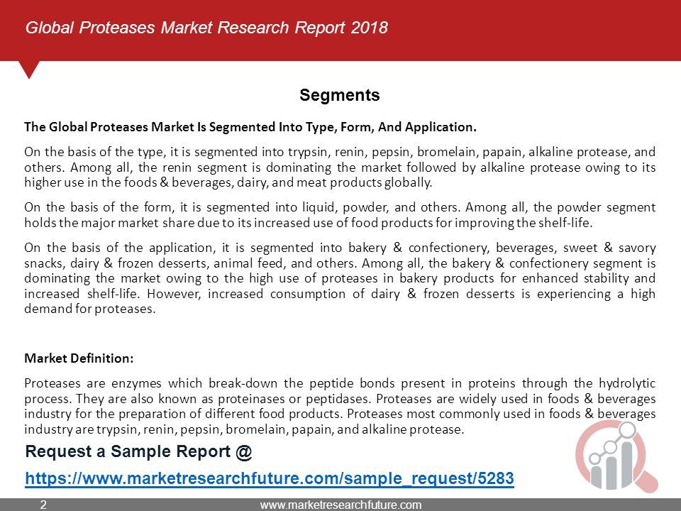 Global Proteases Market Research Report 2018 Segments The Global Proteases Market Is Segmented Into Type, Form, And Application.