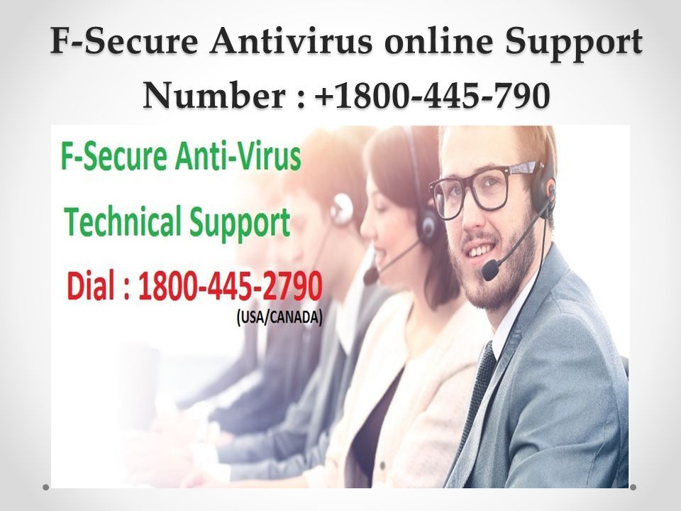 F-Secure Antivirus online Support Number :
