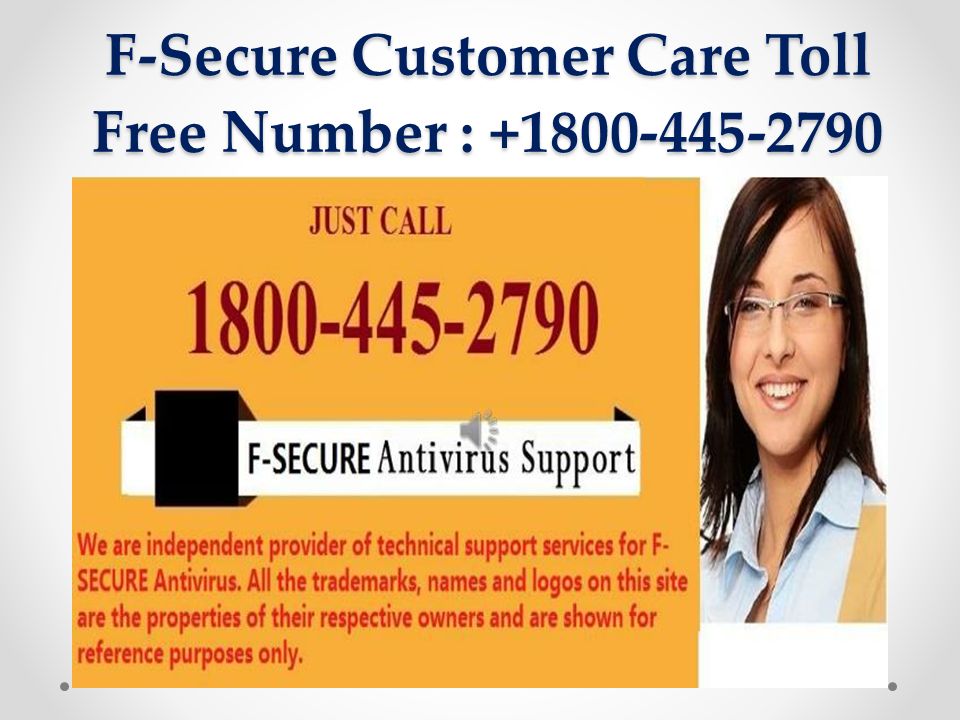 F-Secure Customer Care Toll Free Number :