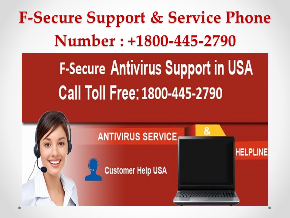F-Secure Support & Service Phone Number :