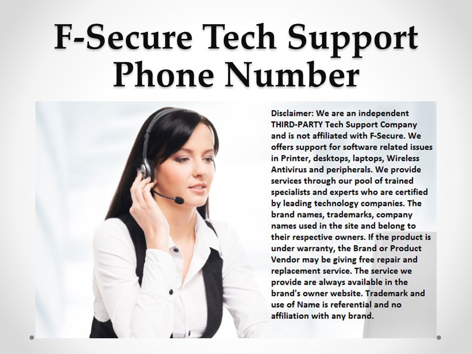 F-Secure Tech Support Phone Number